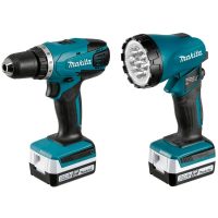 دریل شارژی ماکیتا به همراه چراغ قوه DF347DWLX1