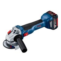 مینی فرز بوش GWS 18V-11S با ۲ باتری ۵ آمپر کد 06019N4002